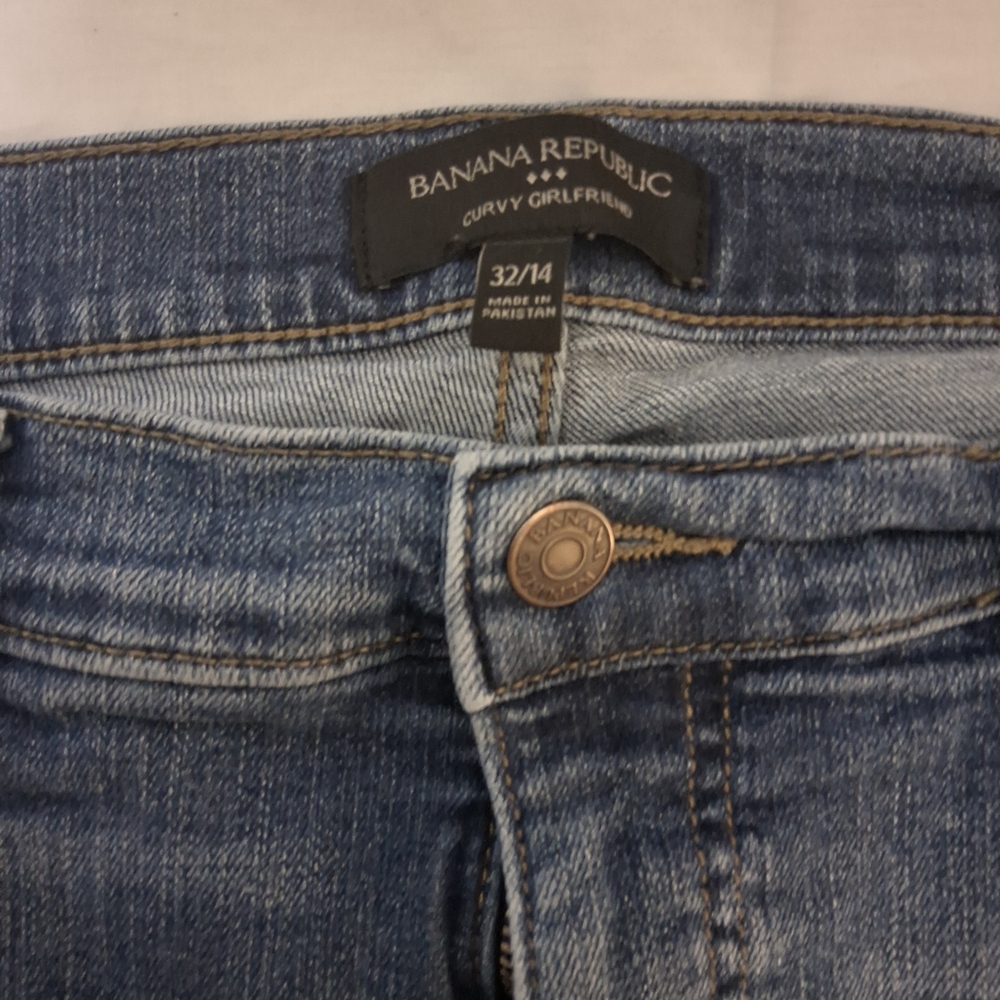 Banana Republic Women's Boyfriend Jeans - Classic Blue
